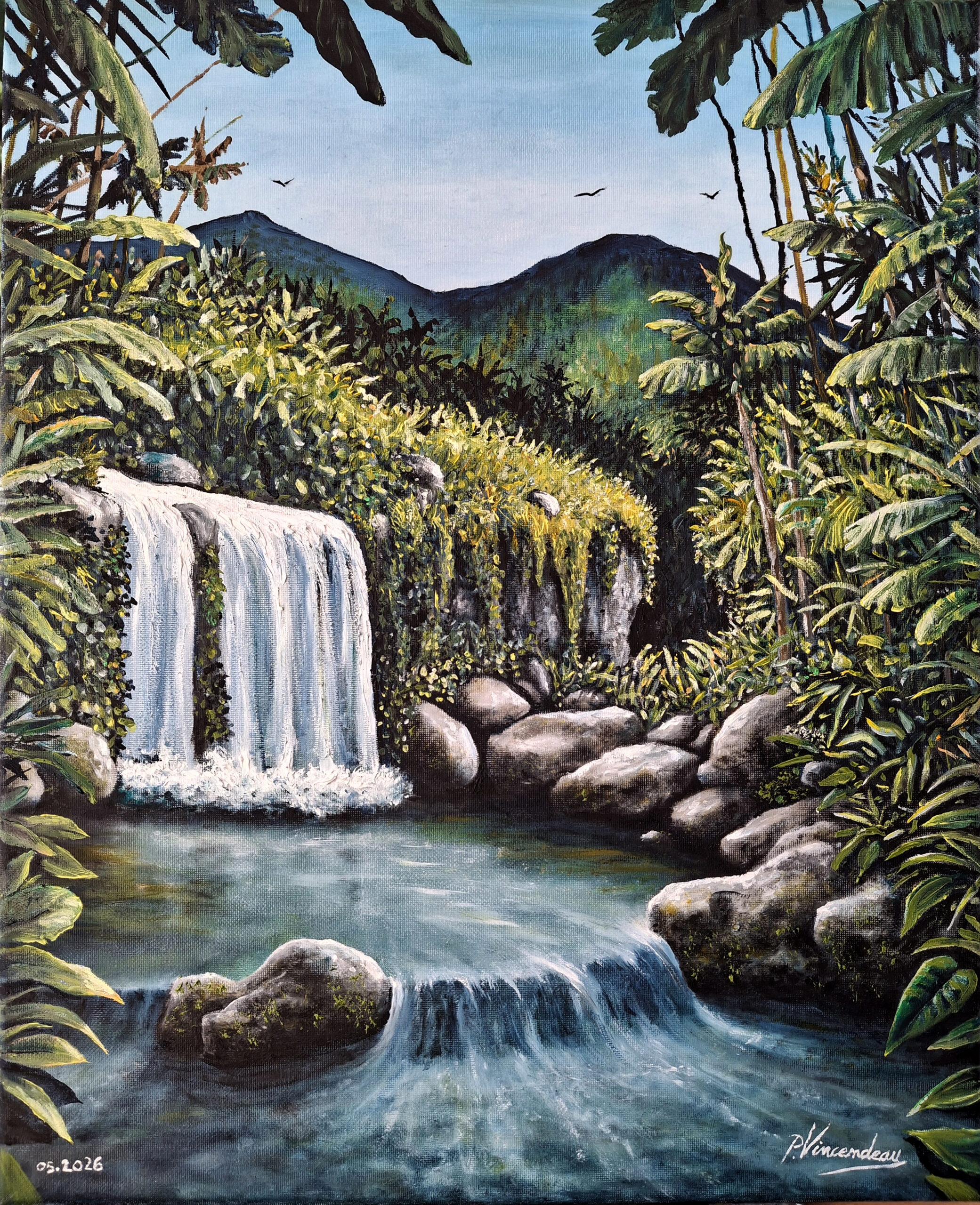 @PHILIPPE-VINCENDEAU - Paradis -50x39,5